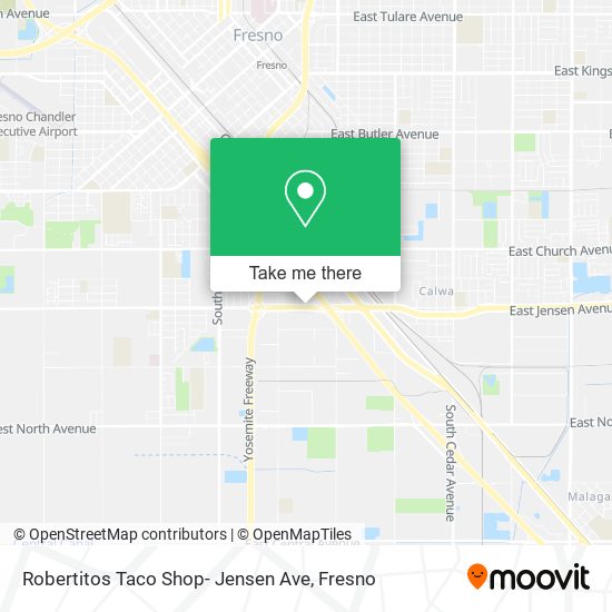 Mapa de Robertitos Taco Shop- Jensen Ave