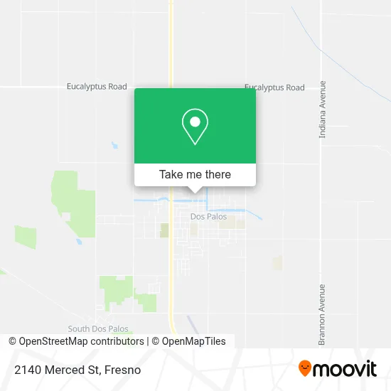 2140 Merced St map