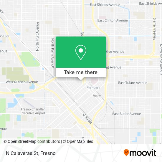 Mapa de N Calaveras St