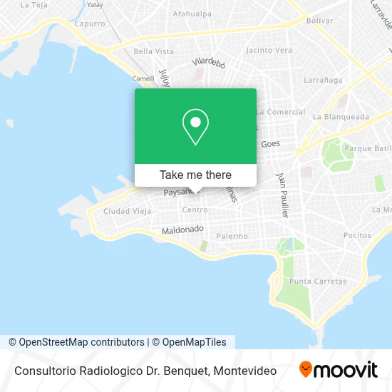 Consultorio Radiologico Dr. Benquet map