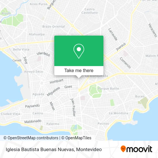 Mapa de Iglesia Bautista Buenas Nuevas