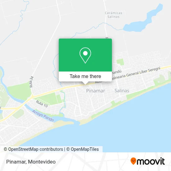Pinamar map