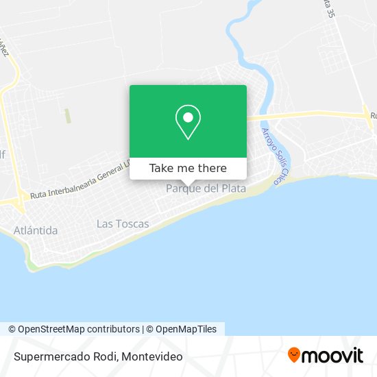 Supermercado Rodi map