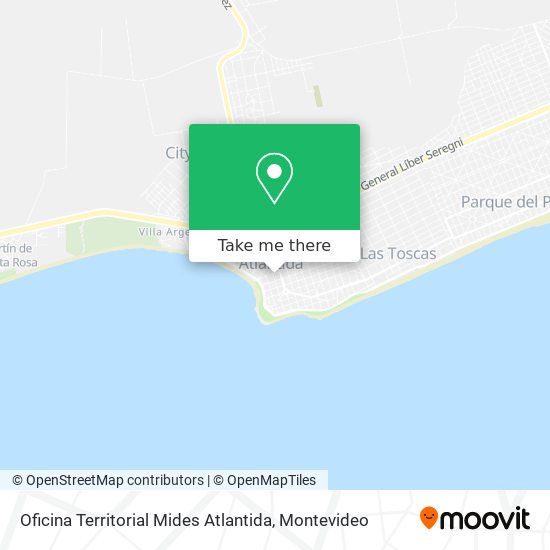 Oficina Territorial Mides Atlantida map