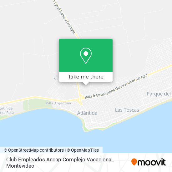 Club Empleados Ancap Complejo Vacacional map