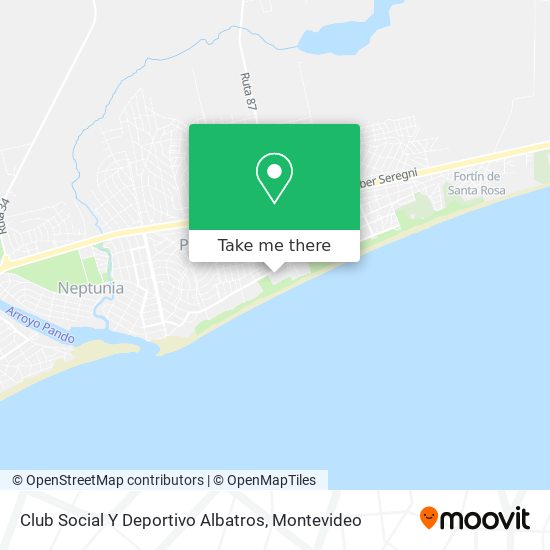 Club Social Y Deportivo Albatros map