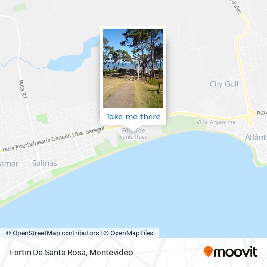 Fortín De Santa Rosa map