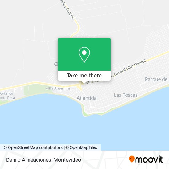 Mapa de Danilo Alineaciones