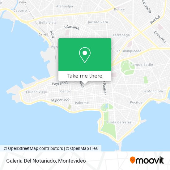 Galería Del Notariado map