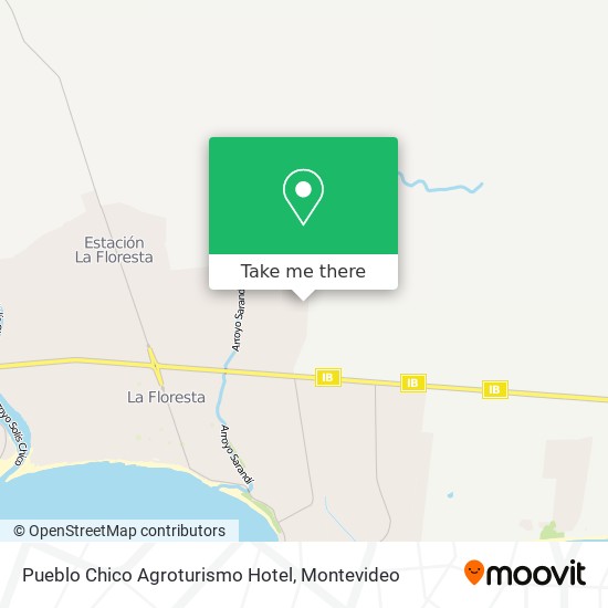 Pueblo Chico Agroturismo Hotel map