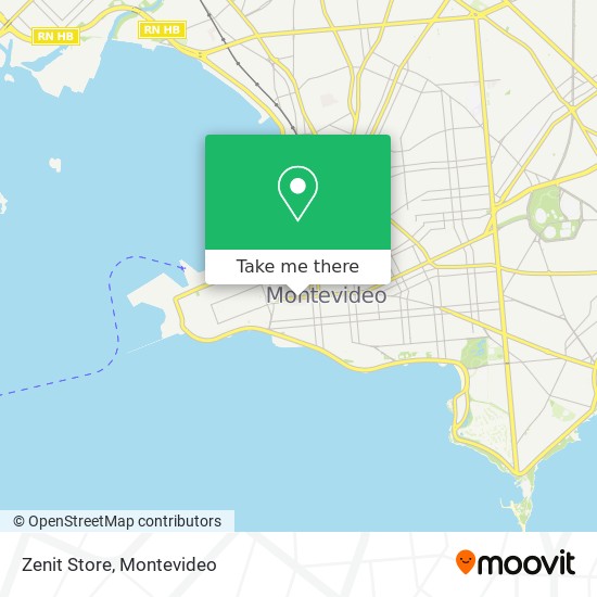 Zenit Store map