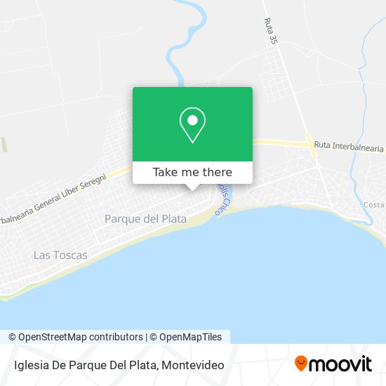 Mapa de Iglesia De Parque Del Plata