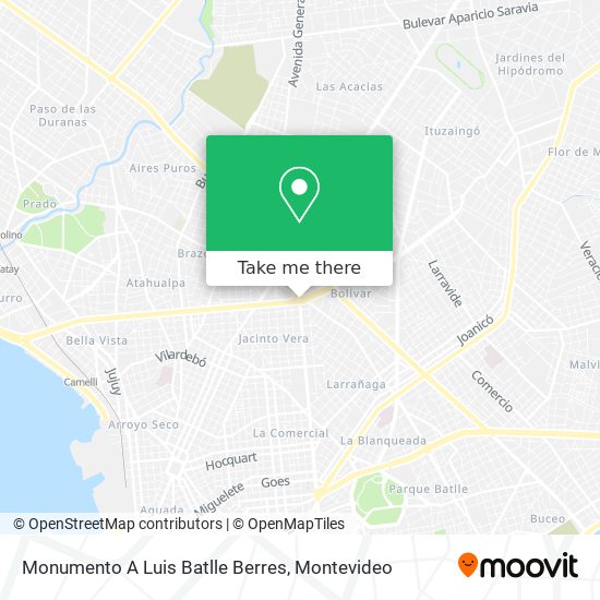 Monumento A Luis Batlle Berres map