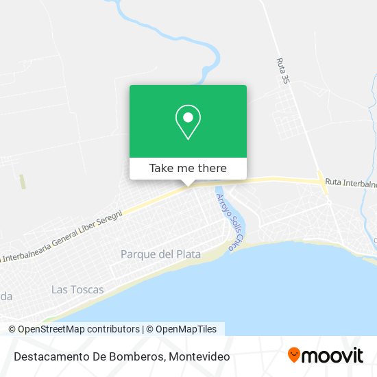 Destacamento De Bomberos map