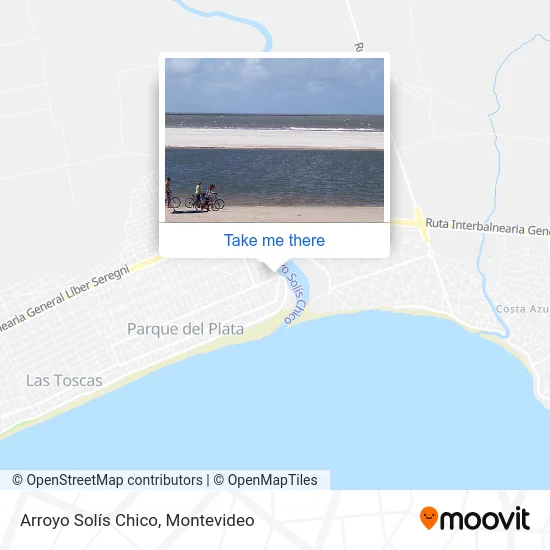 Arroyo Solís Chico map