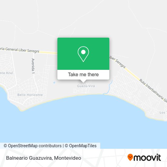 Balneario Guazuvira map