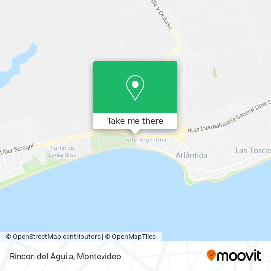Rincon del Águila map