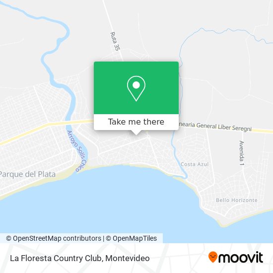 Mapa de La Floresta Country Club