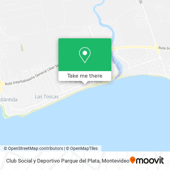Club Social y Deportivo Parque del Plata map