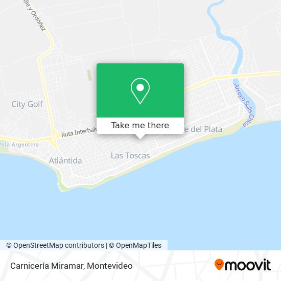 Mapa de Carnicería Miramar