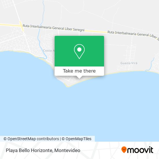 Playa Bello Horizonte map