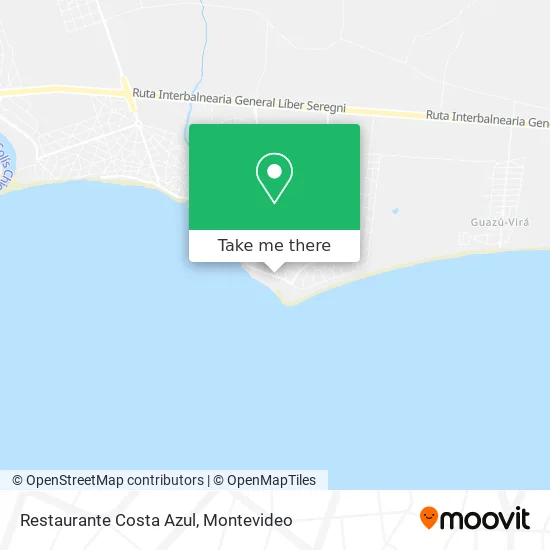 Restaurante Costa Azul map