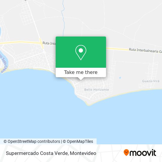 Supermercado Costa Verde map