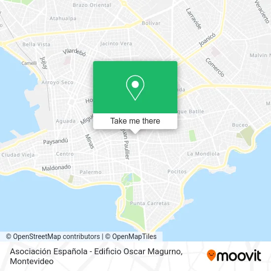 Mapa de Asociación Española - Edificio Oscar Magurno