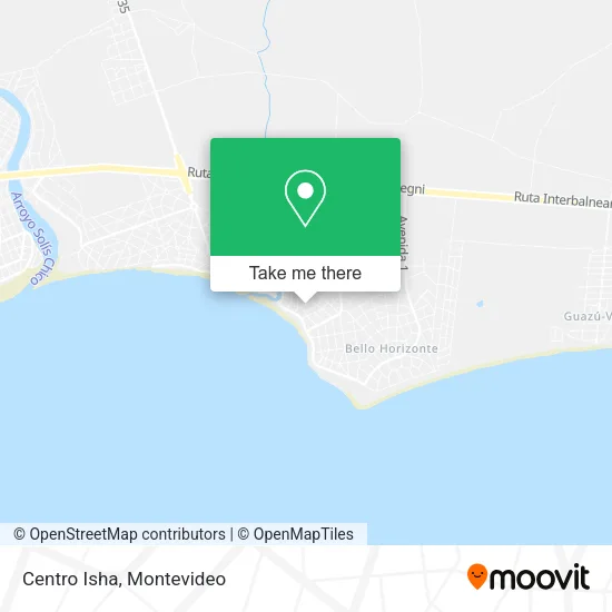 Centro Isha map