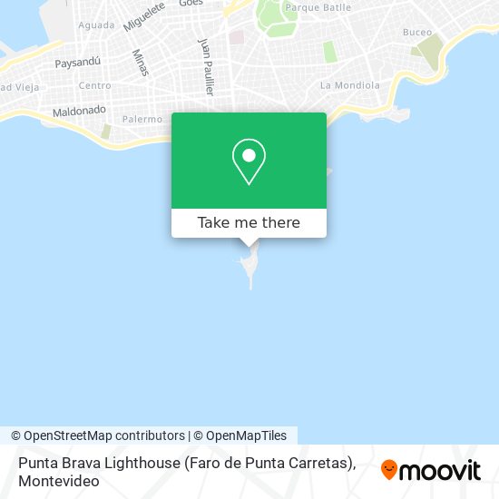 Punta Brava Lighthouse (Faro de Punta Carretas) map