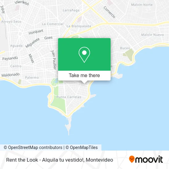 Mapa de Rent the Look - Alquila tu vestido!