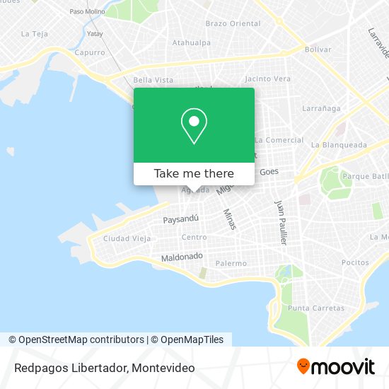 Redpagos Libertador map