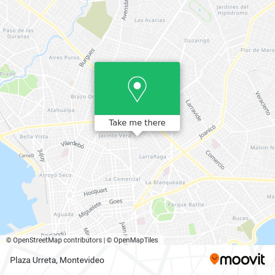Mapa de Plaza Urreta