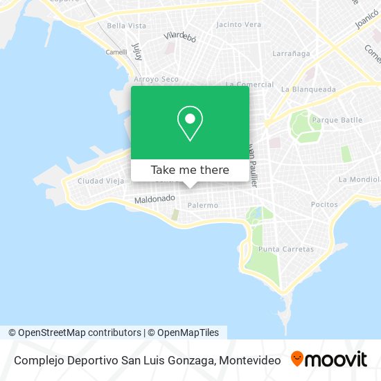 Complejo Deportivo San Luis Gonzaga map