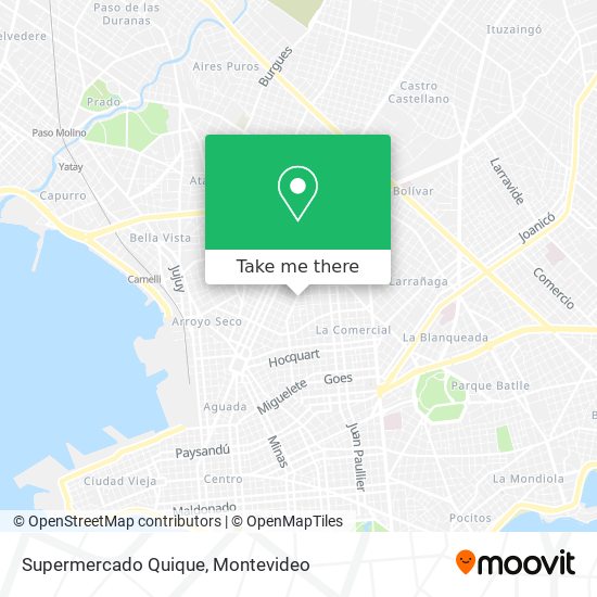 Supermercado Quique map