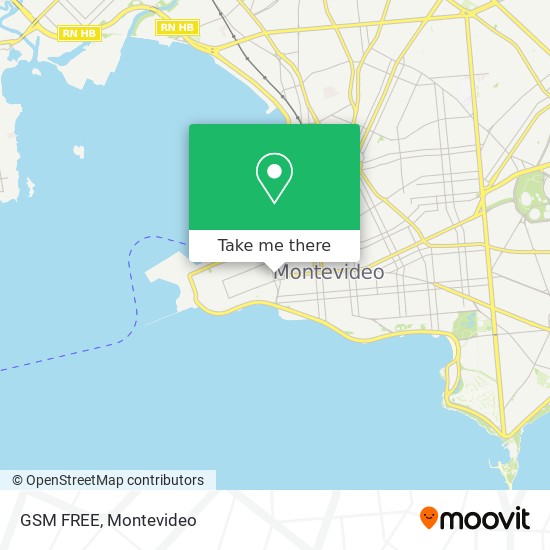 GSM FREE map