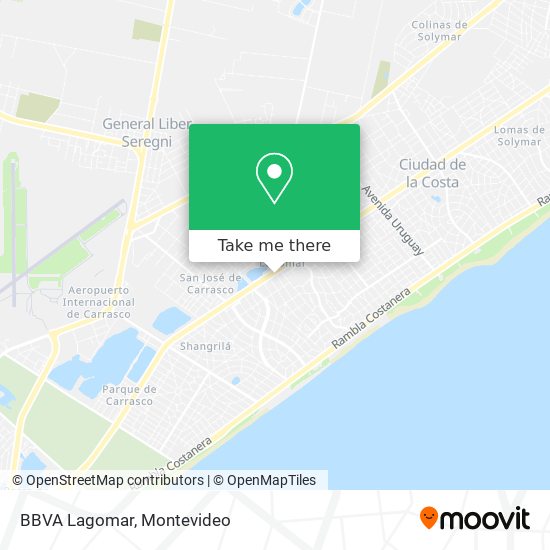 BBVA Lagomar map