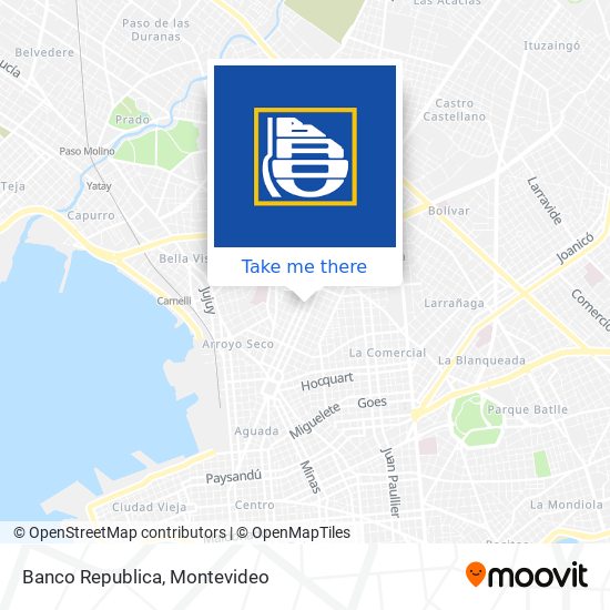 Banco Republica map