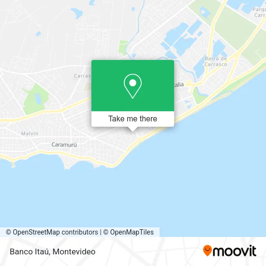 Mapa de Banco Itaú