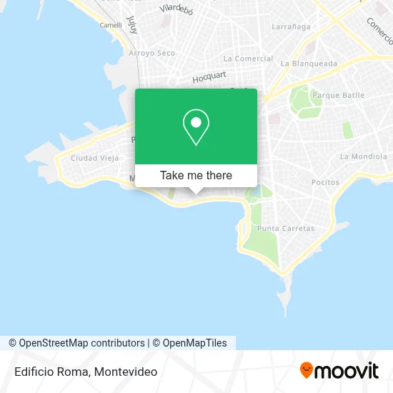 Edificio Roma map