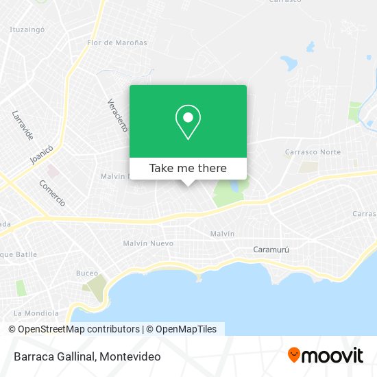 Mapa de Barraca Gallinal