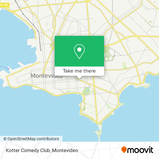 Kotter Comedy Club map