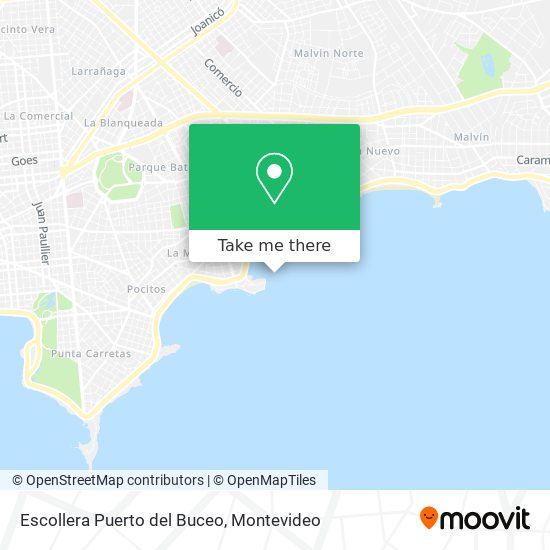 Escollera Puerto del Buceo map