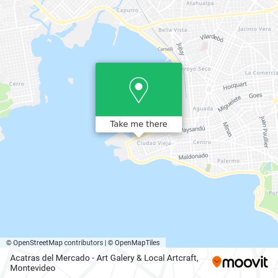 Acatras del Mercado - Art Galery & Local Artcraft map