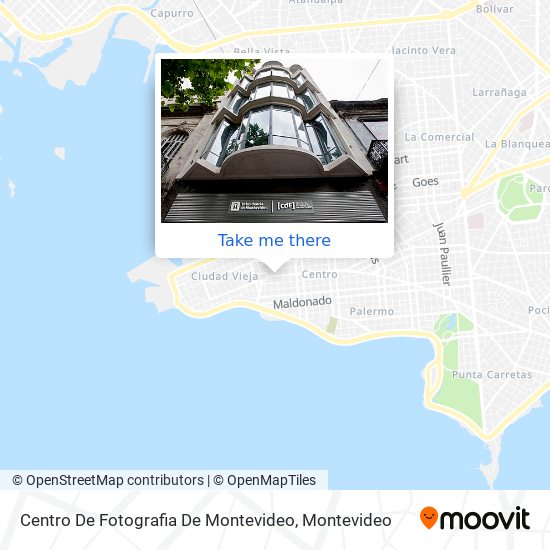 Mapa de Centro De Fotografia De Montevideo