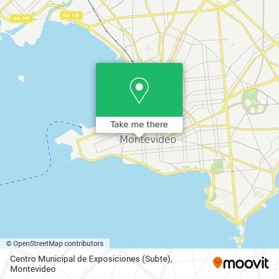 Centro Municipal de Exposiciones (Subte) map