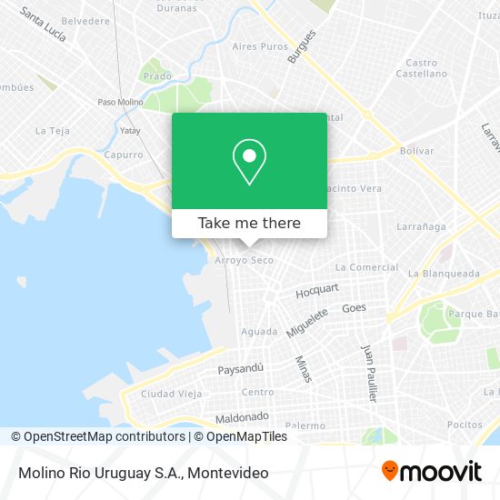 Molino Rio Uruguay S.A. map
