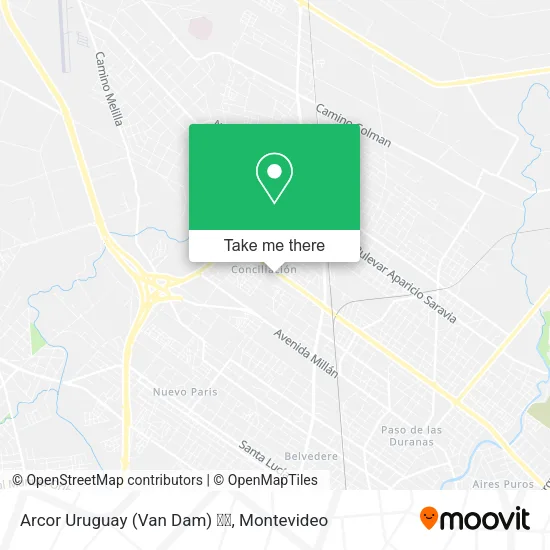 Arcor Uruguay (Van Dam) 🇺🇾 map