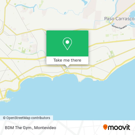 BDM The Gym. map