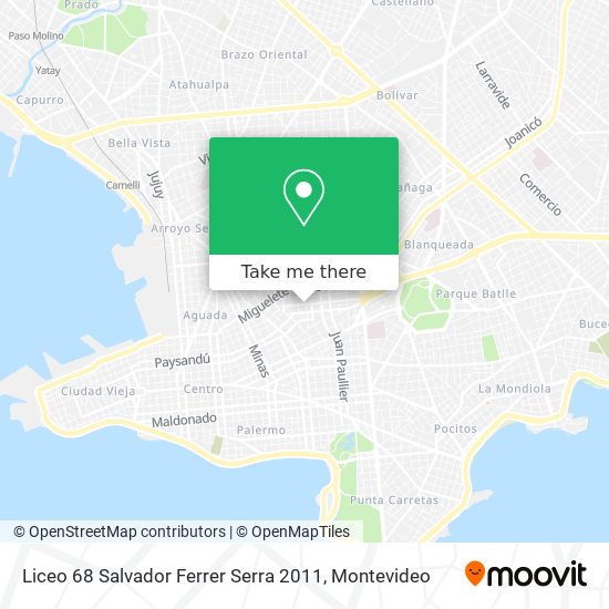 Liceo 68 Salvador Ferrer Serra 2011 map